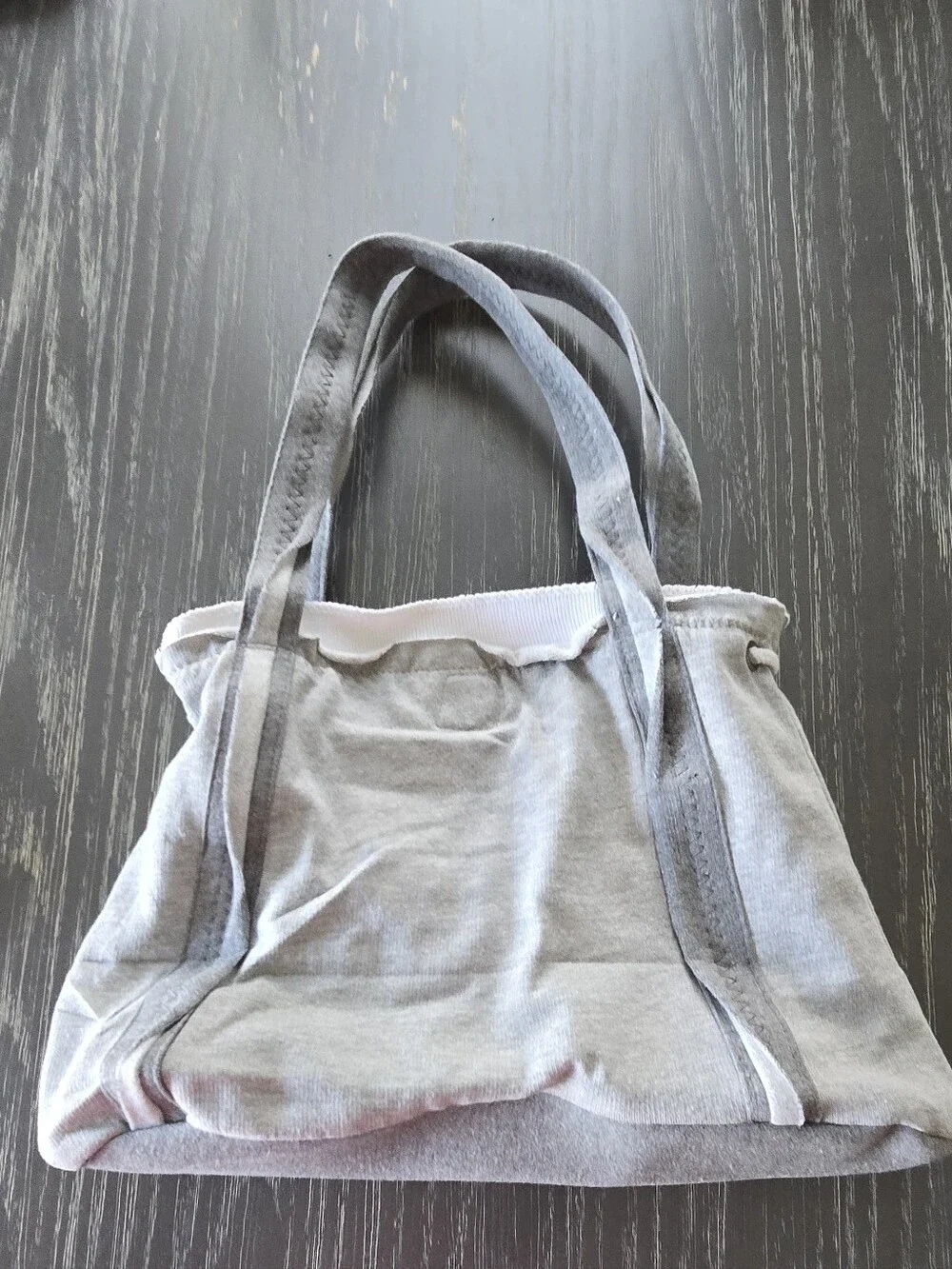 Little Earth Gray and Orange Broncos Logo Hobo Bag
